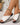 Women's V-Cut Flat Slide Sandals 10