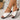 Women's V-Cut Flat Slide Sandals 10