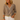 Women’s V Neck Blouse with Crochet Trim and Printed Pattern Gold