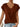 Women's V-Neck Short Cuffed Sleeve Top with Front Twist Hem Bordeaux