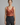 Women’s V Neck Sleeveless Tank Top Wide Straps Orange