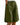 Womens Wide Leg Shorts with Elastic Waistband and Button Detail Army Green