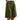 Womens Wide Leg Shorts with Elastic Waistband and Button Detail Army Green