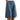 Womens Wide Leg Shorts with Elastic Waistband and Button Detail Blue