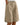 Womens Wide Leg Shorts with Elastic Waistband and Button Detail Khaki