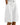 Womens Wide Leg Shorts with Elastic Waistband and Button Detail White