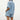 Womens short sleeve button down shirt and drawstring waist shorts set with chest and patch pockets 2