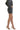 Women's Pinstripe Long-Sleeve Shirt and Ruched Mini Skirt Set | imported-image-3