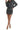 Women's Pinstripe Long-Sleeve Shirt and Ruched Mini Skirt Set | imported-image-2