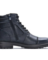 Men’s Ankle Boots with Side Zipper and Lace-Up Front-Men's Shoes-CaldwellVoss