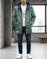 Men’s Art Print Zip-Up Hoodie Cardigan-Cardigan for men-CaldwellVoss