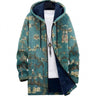 Men’s Art Print Zip-Up Hoodie Cardigan-Cardigan for men-CaldwellVoss