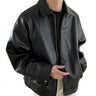 Men’s Bomber Jacket with Revers Collar and Zip Closure-Jackets for men-CaldwellVoss