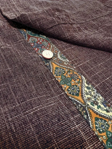 Men’s Button-Up Shirt with Patterned Trim-Shirts for men-CaldwellVoss