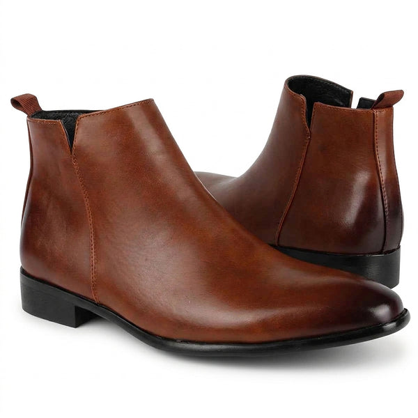 Men’s Chelsea Ankle Boots with Pull Tabs-Footwear for men-CaldwellVoss
