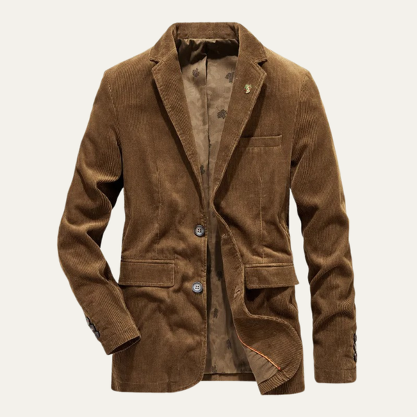 Men’s Corduroy Blazer with Button Closure-Blazer for men-CaldwellVoss