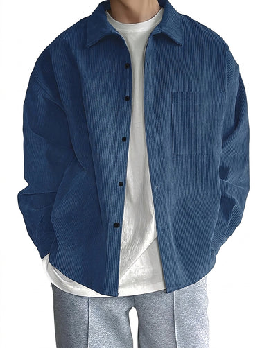 Men’s Corduroy Button Down Shirt-Shirts for men-CaldwellVoss