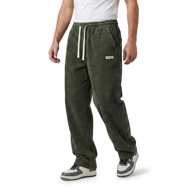 Men’s Corduroy Drawstring Pants-Pants for men-CaldwellVoss