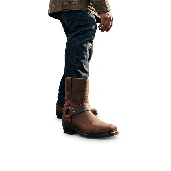 Men’s Cowboy Style Harness Boots-Footwear for men-CaldwellVoss