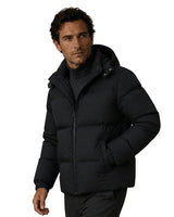 Men’s Hooded Puffer Jacket with Zip Closure-Jackets for men-CaldwellVoss