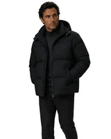 Men’s Hooded Puffer Jacket with Zip Closure-Jackets for men-CaldwellVoss
