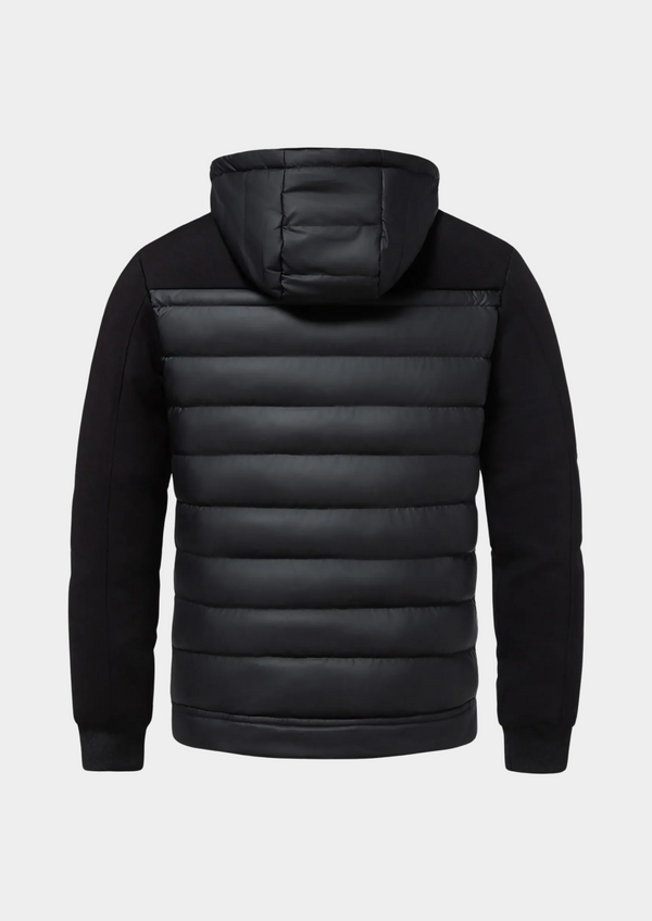 Men’s Hybrid Puffer Jacket with Hood-Jackets for men-CaldwellVoss