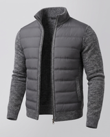 Men’s Hybrid Puffer Jacket with Knit Sleeves-Jackets for men-CaldwellVoss