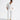 Men's Linen Shirt and Pants Matching Set White