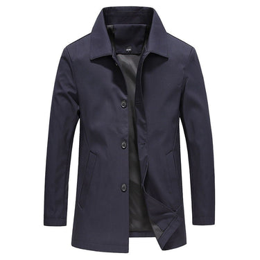 Men’s Long Button-Front Jacket-Jackets for men-CaldwellVoss