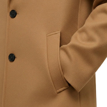 Men’s Long Overcoat with Three Button Closure-Coats for men-CaldwellVoss