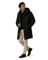Men’s Longline Puffer Coat with Hood-Coats for men-CaldwellVoss