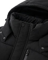 Men’s Longline Puffer Coat with Hood-Coats for men-CaldwellVoss