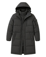 Men’s Longline Puffer Coat with Hood-Coats for men-CaldwellVoss