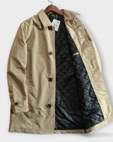 Men’s Mid-Length Button-Front Coat-Coats for men-CaldwellVoss
