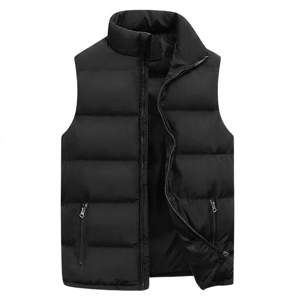 Men’s Padded Puffer Vest with Zip Pockets-Vests for men-CaldwellVoss