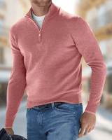 Men’s Quarter Zip Pullover Sweater-Sweaters for men-CaldwellVoss