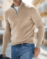 Men’s Quarter Zip Pullover Sweater-Sweaters for men-CaldwellVoss
