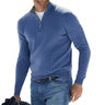 Men’s Quarter Zip Pullover Sweater-Sweaters for men-CaldwellVoss