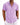 Men's Short Sleeve Textured Linen Shirt Purple