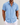 Men's Short Sleeve Textured Linen Shirt Blue