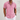 Men's Short Sleeve Textured Linen Shirt Pink