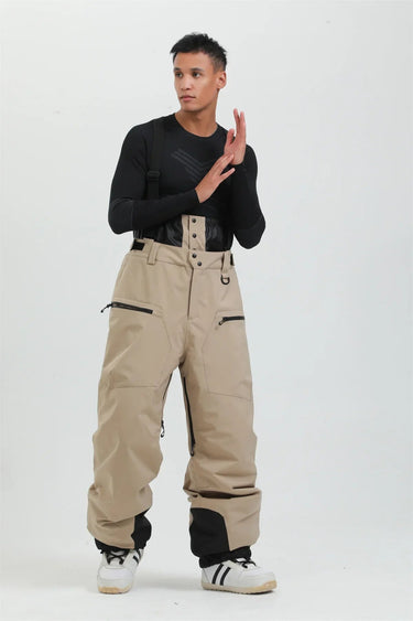 Men’s Ski Pants with Suspenders and Zip Fly-Pants for Men-CaldwellVoss