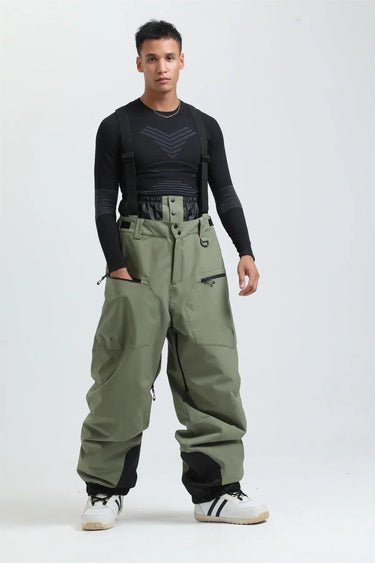 Men’s Ski Pants with Suspenders and Zip Fly-Pants for Men-CaldwellVoss