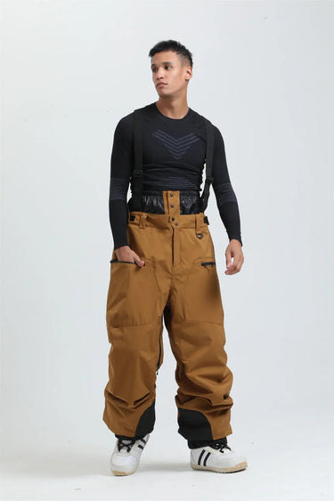 Men’s Ski Pants with Suspenders and Zip Fly-Pants for Men-CaldwellVoss