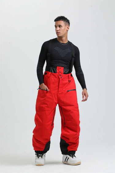 Men’s Ski Pants with Suspenders and Zip Fly-Pants for Men-CaldwellVoss