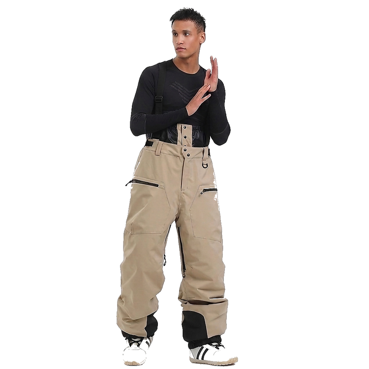 Men’s Ski Pants with Suspenders and Zip Fly-Pants for Men-CaldwellVoss