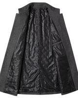 Men’s Slim Fit Stand Collar Overcoat-Coats for men-CaldwellVoss