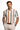 Men’s Striped Knit Polo Shirt-T-Shirts & Polos for men-CaldwellVoss