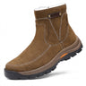 Men’s Suede Ankle Boots with Side Zipper-Footwear for men-CaldwellVoss