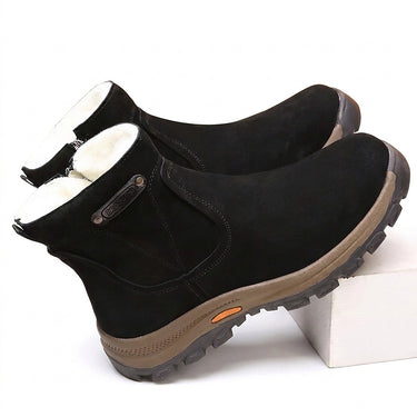 Men’s Suede Ankle Boots with Side Zipper-Footwear for men-CaldwellVoss